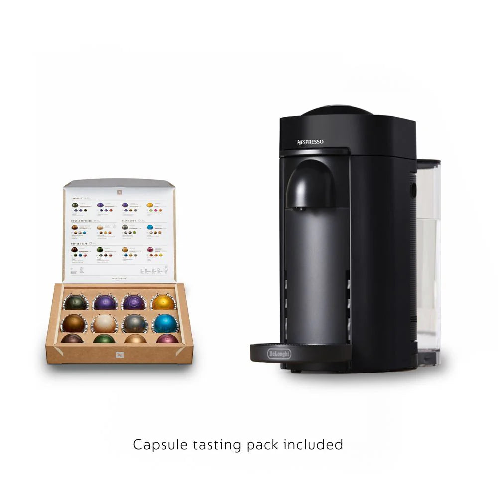 Open Box - Nespresso Vertuoplus Coffee Espresso Machine by De'Longhi Black