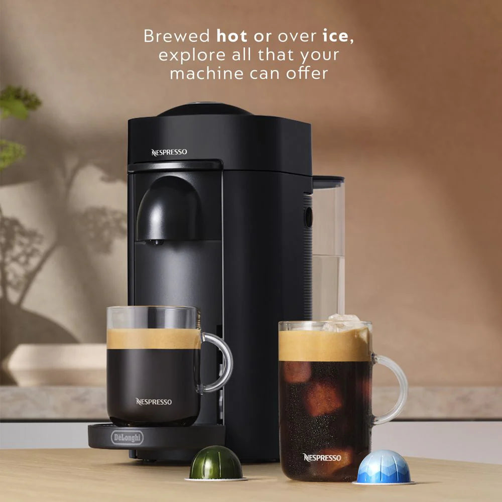 Open Box - Nespresso Vertuoplus Coffee Espresso Machine by De'Longhi Black